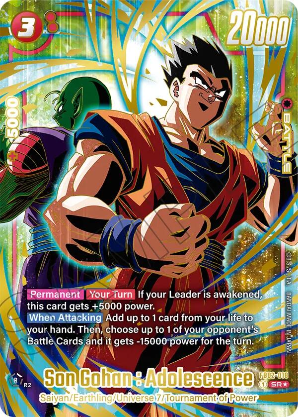 Son Gohan : Adolescence (1st Anniversary Set) [Fusion World Promotion Cards]