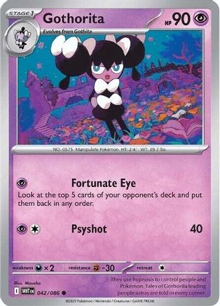 Gothorita - 039/086 39 - SV White Flare Reverse Holofoil