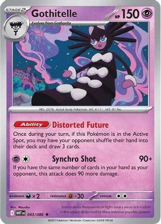 Gothitelle - 040/086 40 - SV White Flare Holofoil