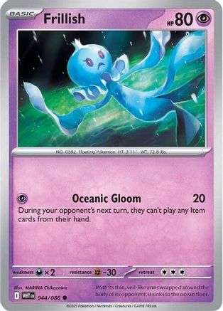 Frillish - 041/086 41 - SV White Flare Reverse Holofoil