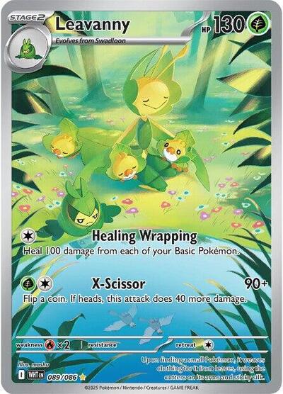 Leavanny - (089/086) - SV: White Flare - (Illustration Rare)