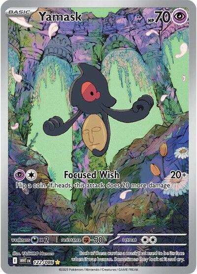 Yamask - (122/086) - SV: White Flare - (Illustration Rare)