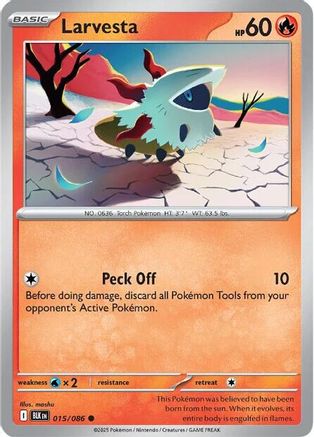 Larvesta - 018/086 18 - SV Black Bolt