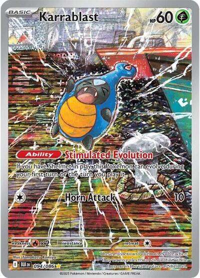 Karrablast - (094/086) - SV: Black Bolt - (Illustration Rare)