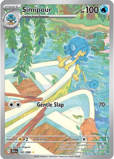Simipour - (102/086) - SV: Black Bolt - (Illustration Rare)