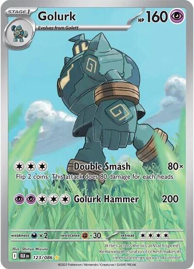 Golurk - (123/086) - SV: Black Bolt - (Illustration Rare)