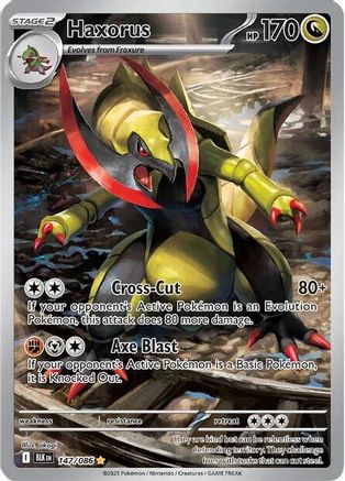 Haxorus - 152/086 152 - SV Black Bolt Holofoil