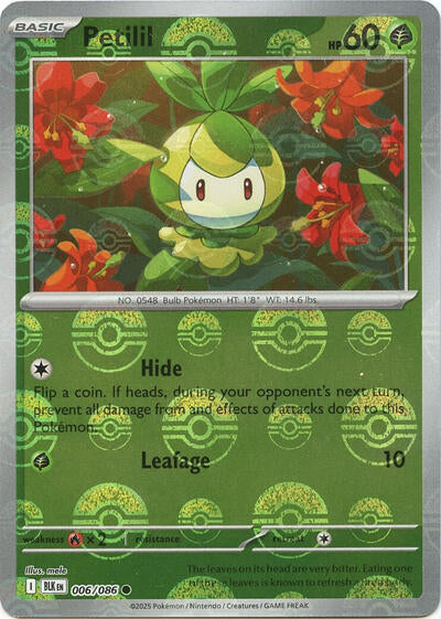 Petilil (Poke Ball Pattern) - (006/086) - SV: Black Bolt - (Common)