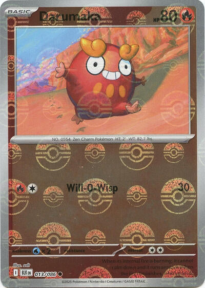 Darumaka (Poke Ball Pattern) - (013/086) - SV: Black Bolt - (Common)