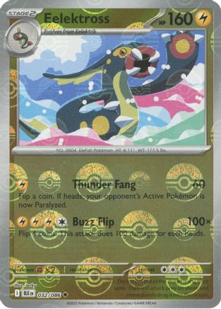 Eelektross - 035/086 (Poke Ball Pattern) 35 - SV Black Bolt Holofoil