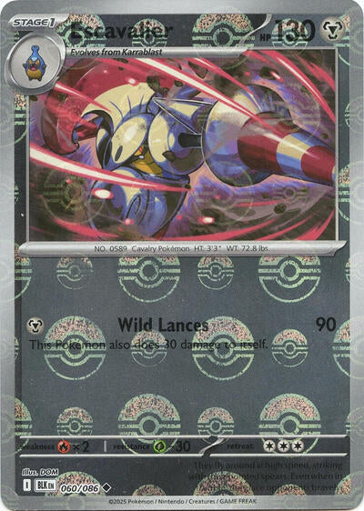 Escavalier (Poke Ball Pattern) - (060/086) - SV: Black Bolt - (Common)