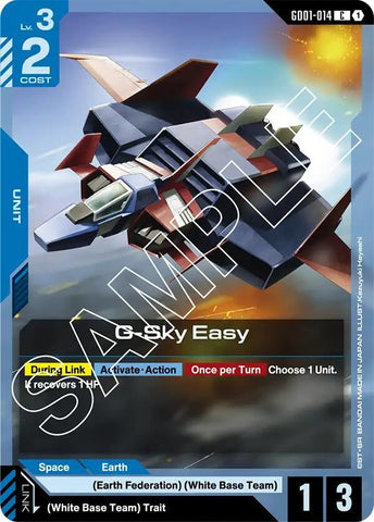 Image for G-Sky Easy (GD01-014) (GD01) - Gundam Card Game