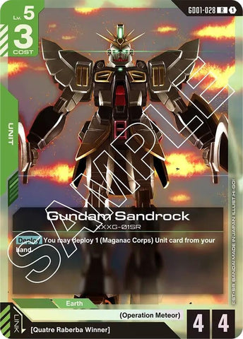 Image for Gundam Sandrock (GD01-028) (GD01) - Gundam Card Game