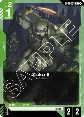 Image for Zaku II (GD01-035) (GD01) - Gundam Card Game