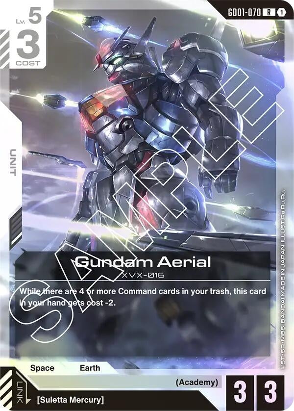 Image for Gundam Aerial (GD01-070) (GD01) - Gundam Card Game