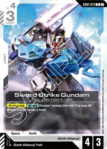 Image for Sword Strike Gundam (GD01-073) (GD01) - Gundam Card Game