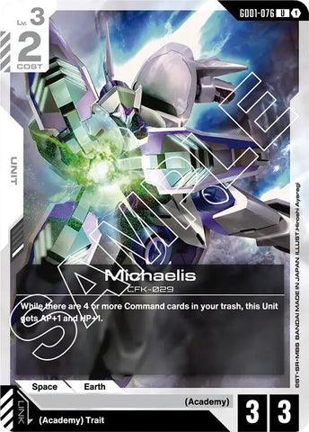 Image for Michaelis (GD01-076) (GD01) - Gundam Card Game