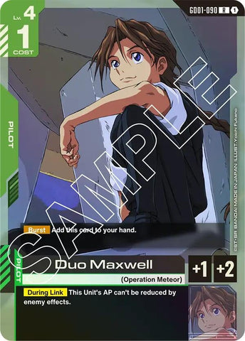 Image for Duo Maxwell (GD01-090) (GD01) - Gundam Card Game