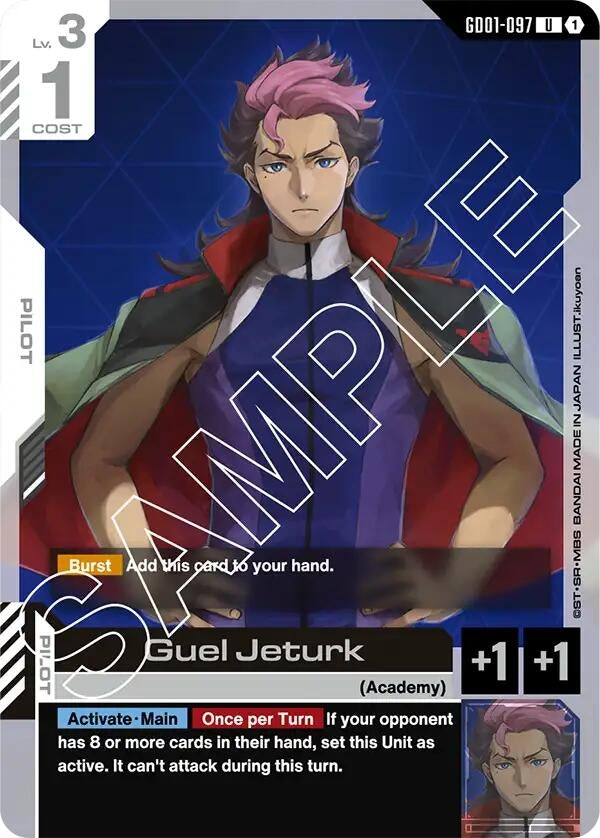 Image for Guel Jeturk (GD01-097) (GD01) - Gundam Card Game