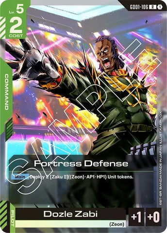 Image for Fortress Defense (GD01-106) (GD01) - Gundam Card Game