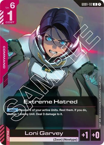 Image for Extreme Hatred (GD01-112) (GD01) - Gundam Card Game