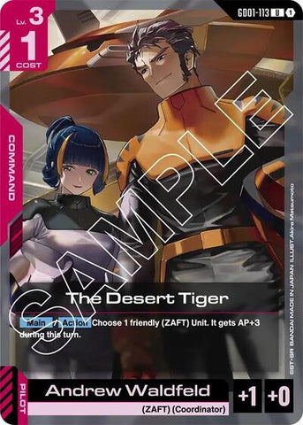 The Desert Tiger (GD01-113) - Newtype Rising (UC)