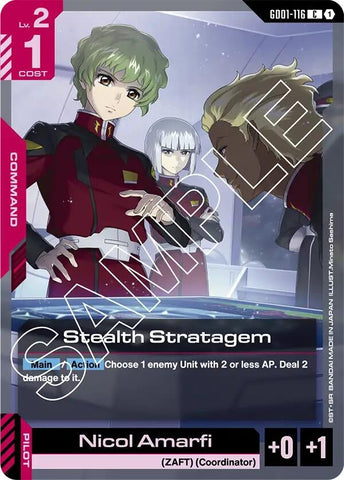 Image for Stealth Stratagem (GD01-116) (GD01) - Gundam Card Game