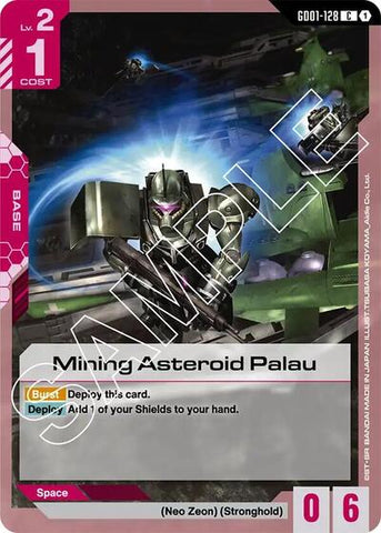Mining Asteroid Palau (GD01-128) - Newtype Rising (C)