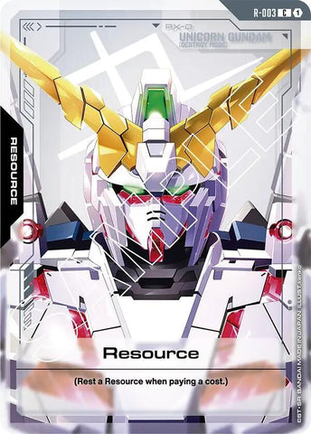Image for Resource (R-003) (R-003) (GD01) - Gundam Card Game