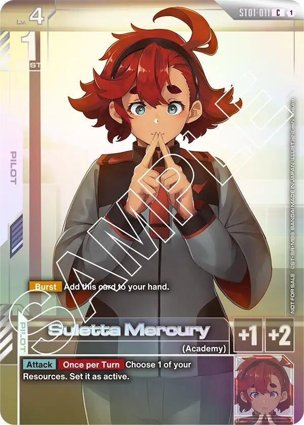 Image for Suletta Mercury (Newtype Challenge 2025 Mission 1) (ST01-011) - Gundam Card Game