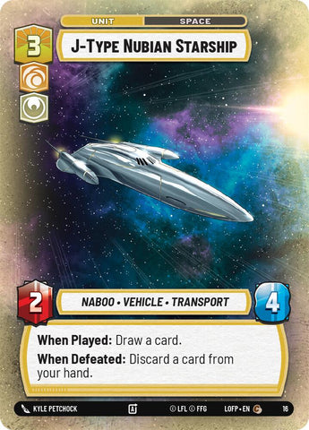 J-Type Nubian Starship (16) (16) [Organized Play Promos]