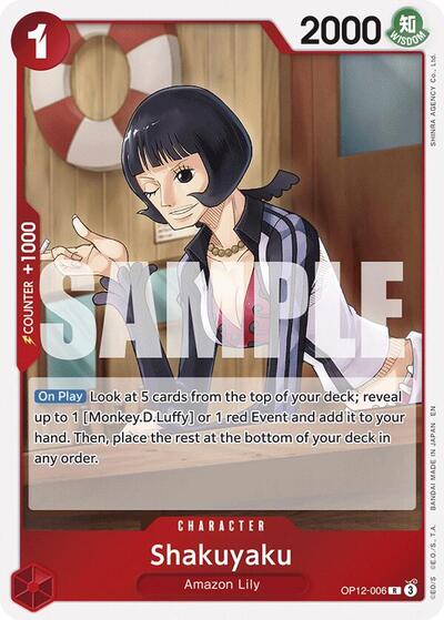 Shakuyaku - (OP12-006) - Legacy of the Master - (Rare)