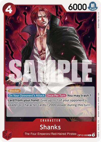 Shanks - (OP12-008) - Legacy of the Master - (Rare)