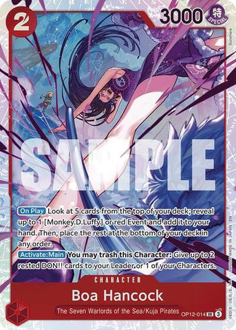 Boa Hancock - (OP12-014) - Legacy of the Master - (Super Rare)