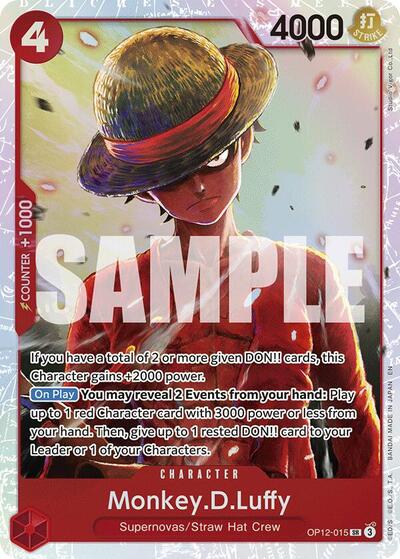 Monkey.D.Luffy - (OP12-015) - Legacy of the Master - (Super Rare)