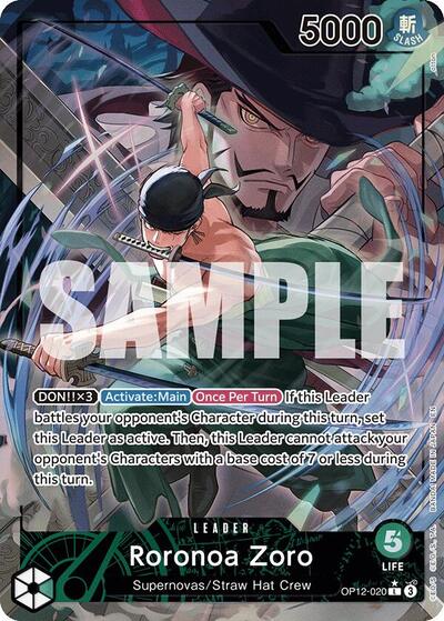 Roronoa Zoro - (OP12-020) - Legacy of the Master - (Leader)