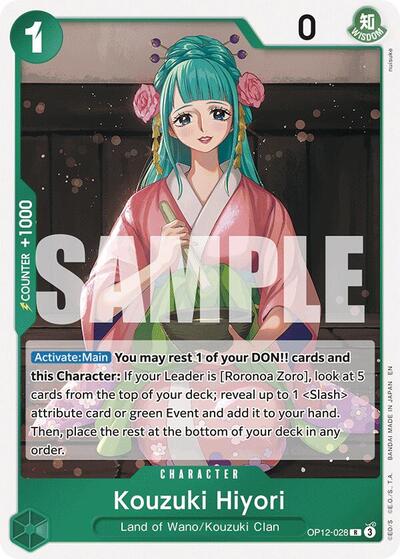 Kouzuki Hiyori - (OP12-028) - Legacy of the Master - (Rare)