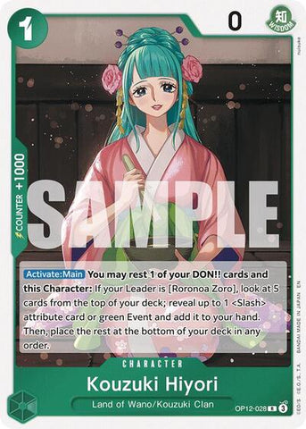 Kouzuki Hiyori - (OP12-028) - Legacy of the Master - (Rare)