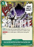 Demon Aura Nine Sword Style Asura Blades Drawn Dead Man's Game - (OP12-037) - Legacy of the Master - (Rare)