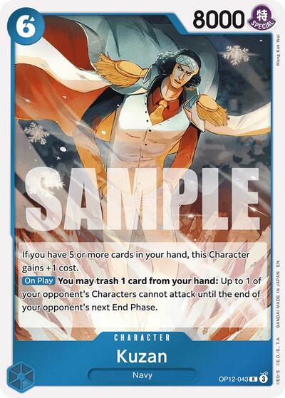 Kuzan - (OP12-043) - Legacy of the Master - (Rare)