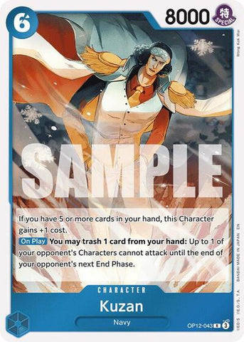 Kuzan - (OP12-043) - Legacy of the Master - (Rare)
