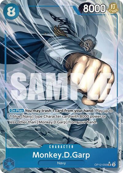 Monkey.D.Garp - (OP12-056) - Legacy of the Master - (Super Rare)