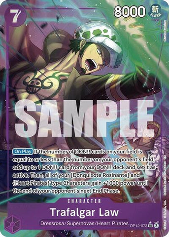 Trafalgar Law - (OP12-073) - Legacy of the Master - (Super Rare)