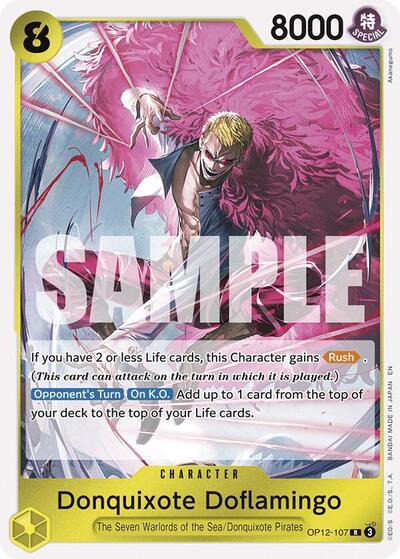 Donquixote Doflamingo - (OP12-107) - Legacy of the Master - (Rare)