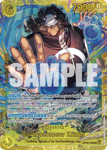 Bartholomew Kuma - (OP12-119) - Legacy of the Master - (Secret Rare)