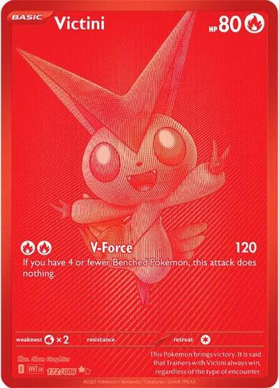 Victini - (172/086) - SV: White Flare - (Black White Rare)