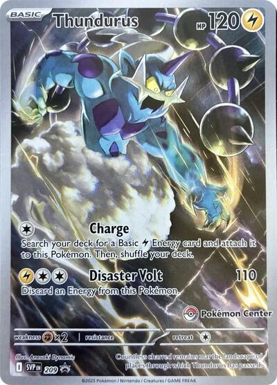 Thundurus (Pokemon Center Exclusive) - (209) - SV: Scarlet & Violet Promo Cards - (Promo)