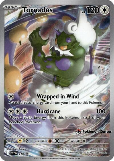 Tornadus (Pokemon Center Exclusive) - (210) - SV: Scarlet & Violet Promo Cards - (Promo)