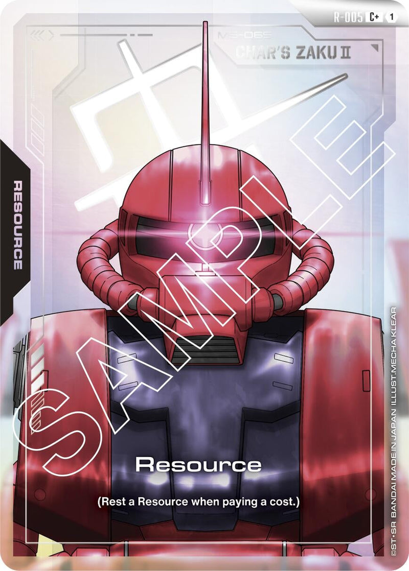 Image for Resource (R-005) (C+) (R-005) (GD01) - Gundam Card Game
