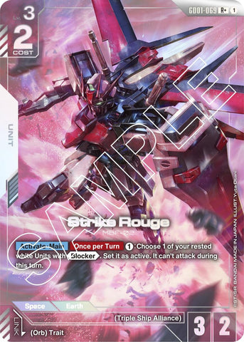 Image for Strike Rouge (R+) (GD01-069) (GD01) - Gundam Card Game
